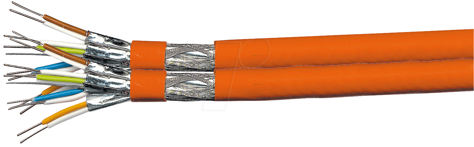 4X2X2AWG23/1-500 - CAT-7 Twin-Verlegekabel, 1000 MHz, 500m von EFB-ELEKTRONIK