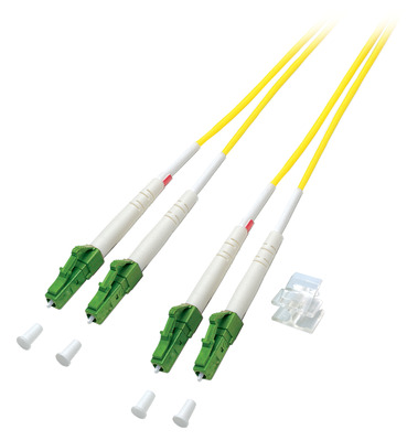 Duplex Patchkabel LC/APC-LC/APC OS2 G652D -- 3m LSZH 2mm gelb von EFB ELEKTRONIK