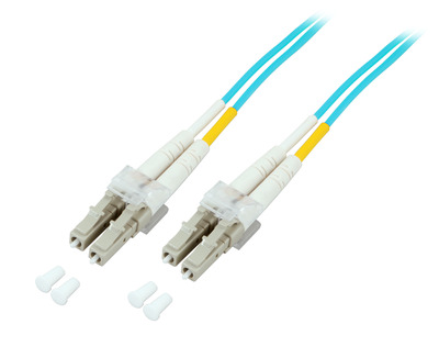 Duplex Patchkabel LC-LC OM3 -- 15m LSZH 2mm aqua Duplex Patchkabel LC-LC OM3 -- 15m LSZH 2mm aqua von EFB ELEKTRONIK
