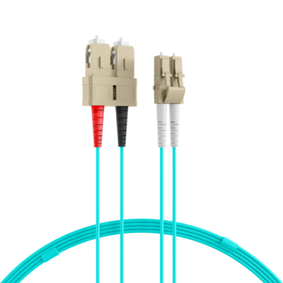 Duplex Patchkabel LC-SC OM3 -- 10m LSZH 2mm aqua Duplex Patchkabel LC-SC OM3 -- 10m LSZH 2mm aqua von EFB ELEKTRONIK