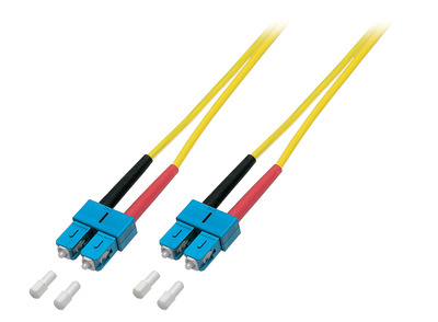 Duplex Patchkabel SC-SC OS2 G652D -- 2m LSZH 3mm gelb von EFB ELEKTRONIK