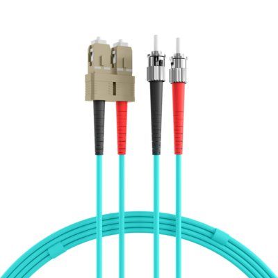 Duplex Patchkabel SC-ST OM3 -- 1m LSZH 3mm aqua Duplex Patchkabel SC-ST OM3 -- 1m LSZH 3mm aqua von EFB ELEKTRONIK