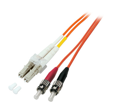 Duplex Patchkabel LC-ST OM1 -- 3m LSZH 2mm orange von EFB ELEKTRONIK