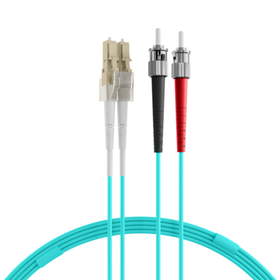 Duplex Patchkabel LC-ST OM3 -- 25m LSZH 2mm aqua Duplex Patchkabel LC-ST OM3 -- 25m LSZH 2mm aqua von EFB ELEKTRONIK