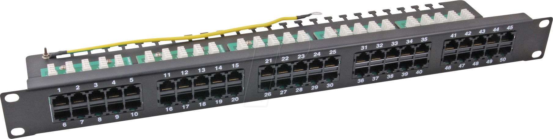 EFB 37595.2 - Patchpanel Cat.3, UTP 19''/1HE 50xRJ45 schwarz EFB 37595.2 - Patchpanel Cat.3, UTP 19''/1HE 50xRJ45 schwarz von EFB-ELEKTRONIK