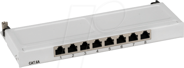 EFB 37738.12 - Mini-Patchpanel STP Cat.6A,10'' 0,5HE,grau EFB 37738.12 - Mini-Patchpanel STP Cat.6A,10'' 0,5HE,grau von EFB-ELEKTRONIK
