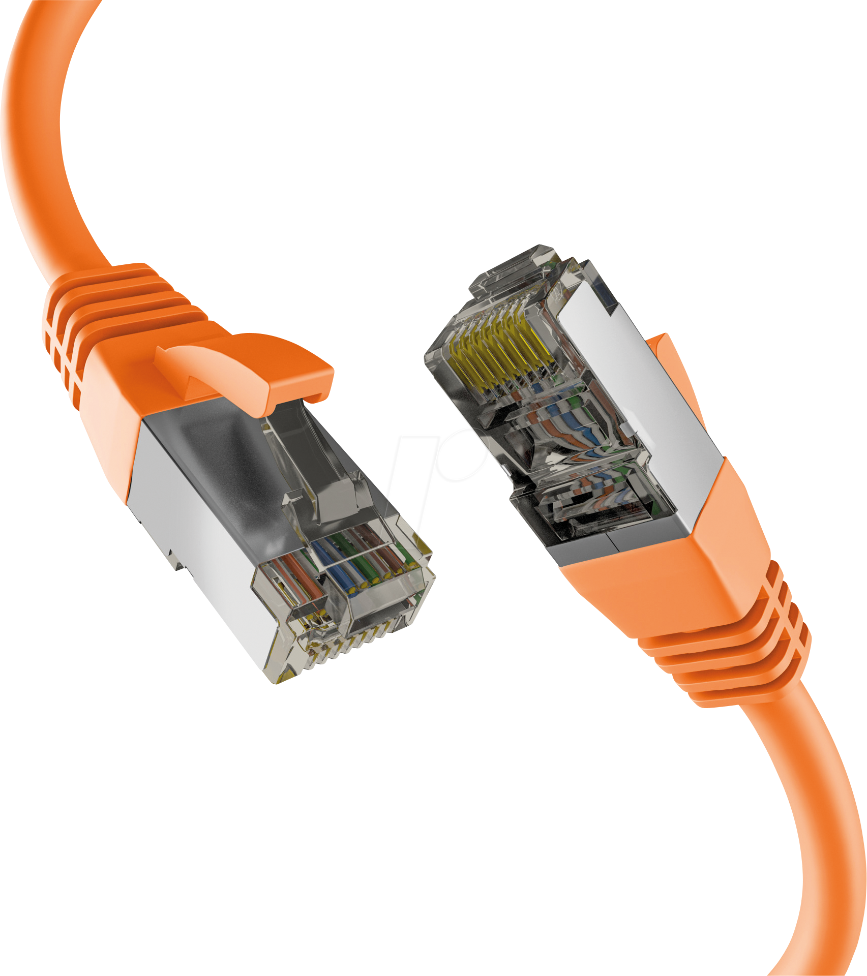 EFB EC020200283 - Patchkabel, Cat.8.1, S/FTP PiMF, 2000 MHz, 5 m, orange von EFB-ELEKTRONIK
