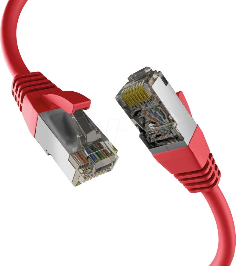 EFB EC020200297 - Patchkabel, Cat.8.1, S/FTP PiMF, 2000 MHz, 15 m, rot von EFB-ELEKTRONIK