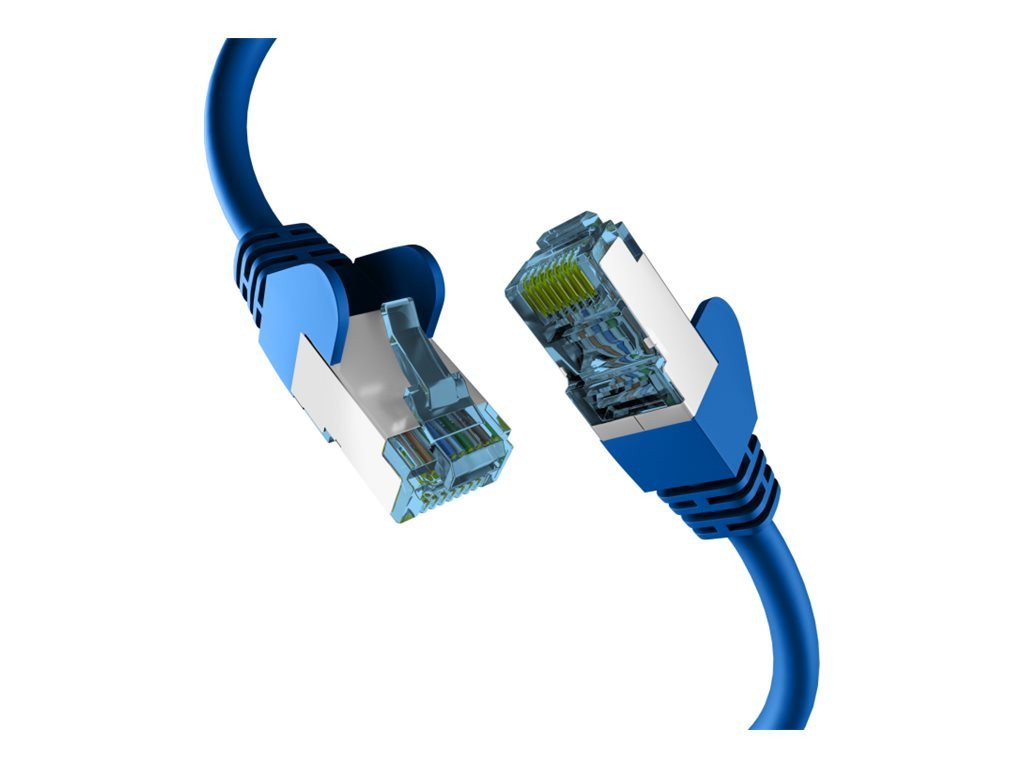 EFB ELEKTRONIK EFB ELEKTRONIK RJ45 PATCHKABEL mit CAT7 ROHKABEL BLAU 20m Netzwerkkabel von EFB ELEKTRONIK