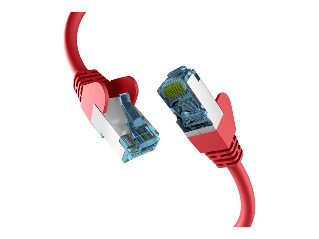 EFB ELEKTRONIK EFB ELEKTRONIK RJ45 PATCHKABEL mit CAT7 ROHKABEL ROT 3m Netzwerkkabel von EFB ELEKTRONIK