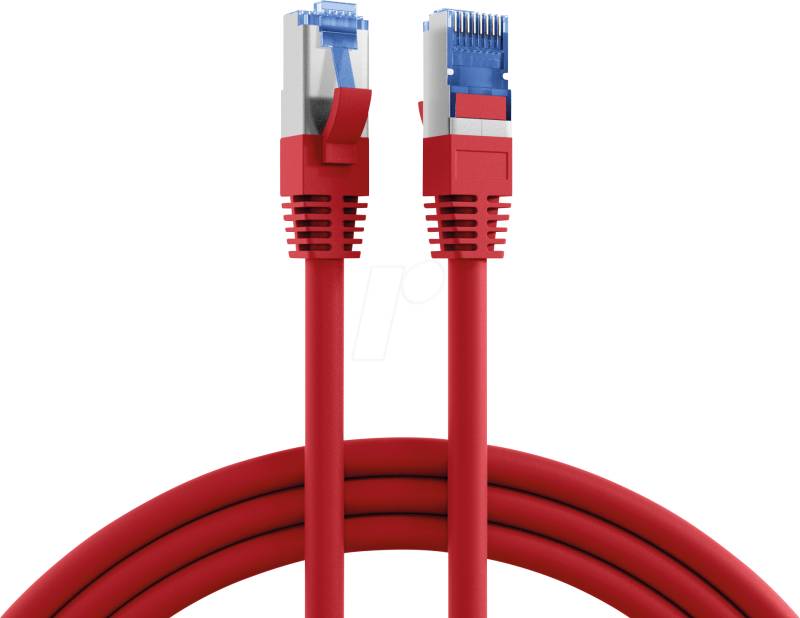 EFB K5525FRT.05 - Cat.6A S/FTP Patchkabel Super Flex, 0,5 m, rot von EFB-ELEKTRONIK