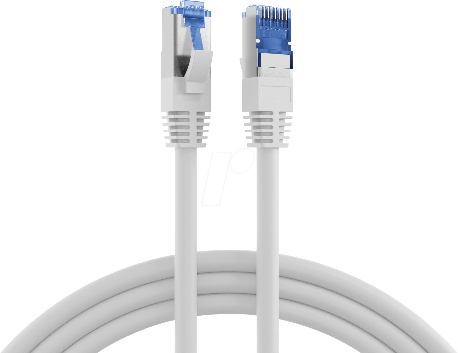 EFB K5525FWS.025 - Cat.6A S/FTP Patchkabel SFlex, 0,25 m, weiß von EFB-ELEKTRONIK