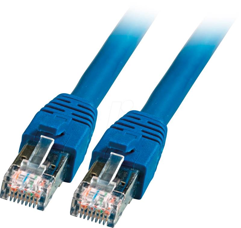 EFB K5528BL.5 - RJ45 Patchkabel S/FTP, Cat.8.1,BC, LSZH, 5 m, blau von EFB-ELEKTRONIK