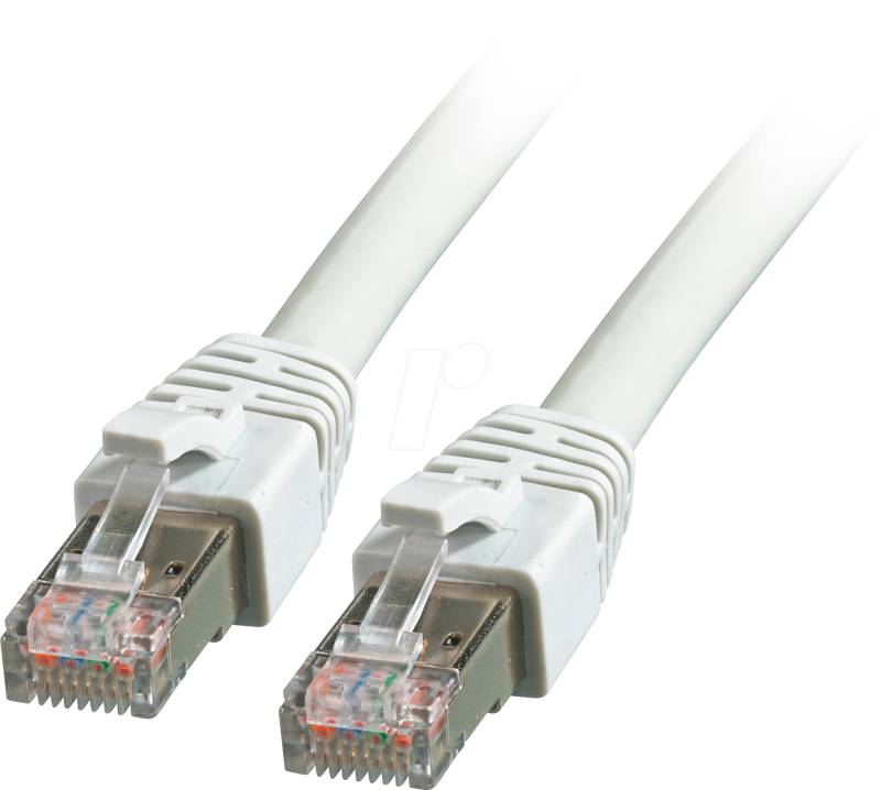 EFB K5528GR.10 - RJ45 Patchkabel S/FTP, Cat.8.1,BC, LSZH, 10 m, grau von EFB-ELEKTRONIK