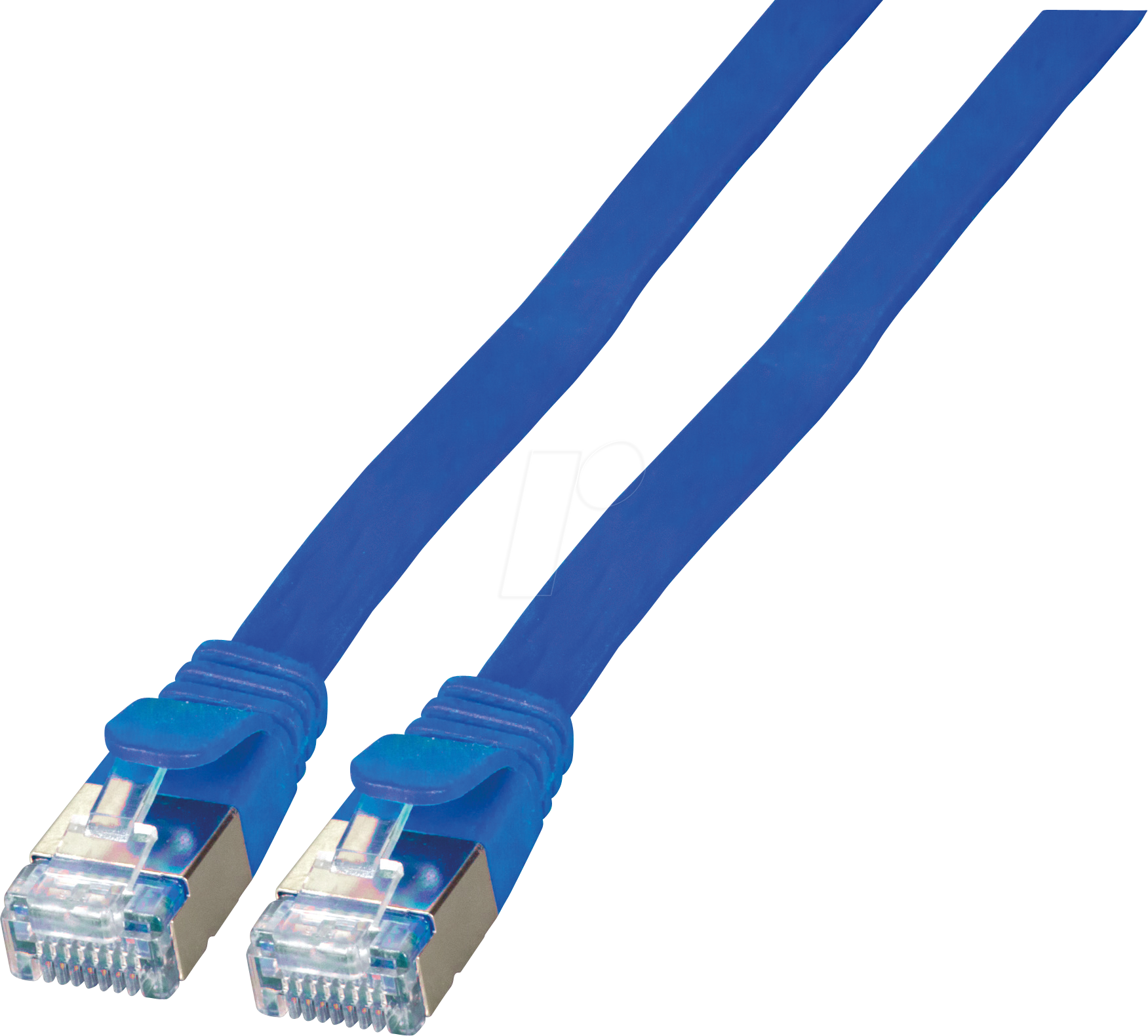 EFB K5545BL.2 - Cat.6a Flachpatchkabel, U/FTP, 2m, blau von EFB-ELEKTRONIK
