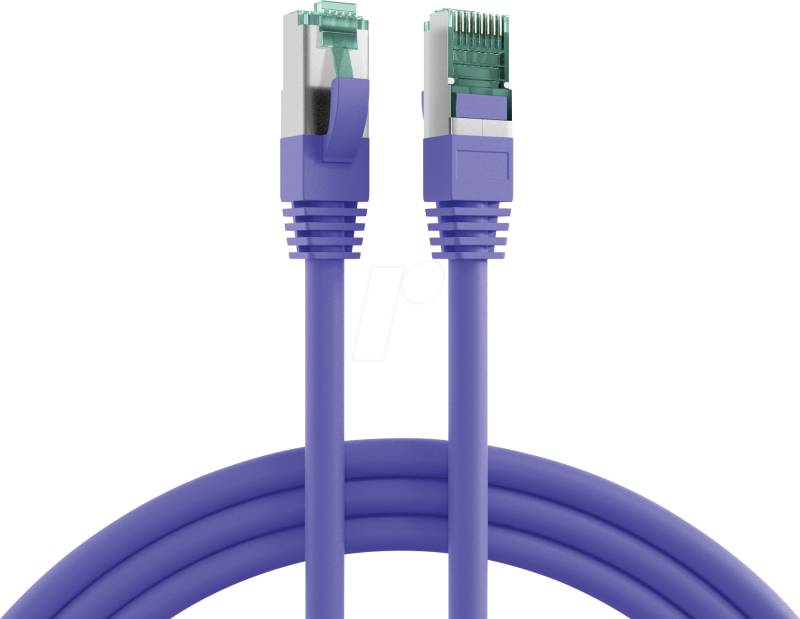 EFB MK60010,25VI - RJ45 Patchkabel Cat.6a S/FTP LSZH violett 0,25 m von EFB-ELEKTRONIK