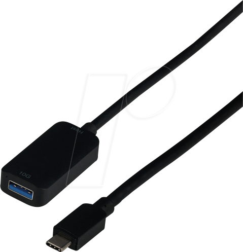 EFB USBCUSBA1GE5 - USB 10 Gb/s Kabel, Stecker Typ C > A Buchse, 5,0 m von EFB-ELEKTRONIK