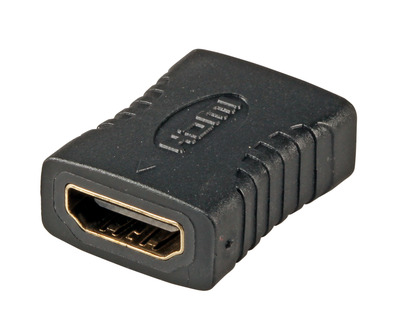 HDMI Adapter, 2x HDMI-A, Bu.-Bu. -- schwarz HDMI Adapter, 2x HDMI-A, Bu.-Bu. -- schwarz von EFB ELEKTRONIK