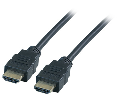 HighSpeed HDMI Kabel mit Ethernet -- 4K30Hz, A-A St-St, 10.0m, schwarz HighSpeed HDMI Kabel mit Ethernet -- 4K30Hz, A-A St-St, 10.0m, schwarz von EFB ELEKTRONIK