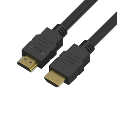 HighSpeed HDMI Kabel with Ethernet -- 4K60Hz,A-A St-St, 2m, schwarz von EFB ELEKTRONIK
