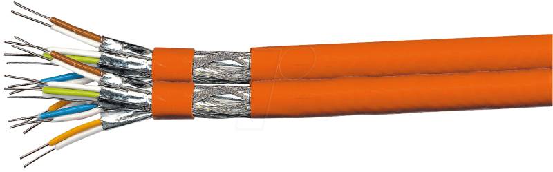 INFRA 99980DX50 - INFRALAN® Cat.7 Twin-Verlegekabel S/FTP,50 m von EFB-ELEKTRONIK