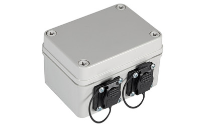 IP67 Verteilerbox mit 2xRJ45 Ports -- Cat.6A, 2xM16 Verschraubungen IP67 Verteilerbox mit 2xRJ45 Ports -- Cat.6A, 2xM16 Verschraubungen von EFB ELEKTRONIK
