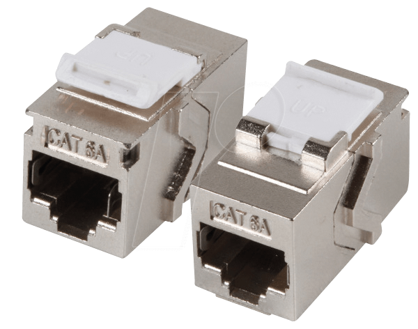 KS 37521.1V2 - Keystone RJ45 Buchse > RJ45 Buchse Cat.6A von EFB-ELEKTRONIK