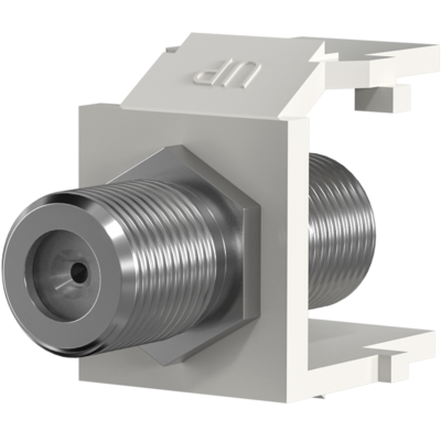 Keystone Einbauadapter F-Verbinder, weiß -- Keystone Einbauadapter F-Verbinder, weiß -- von EFB ELEKTRONIK