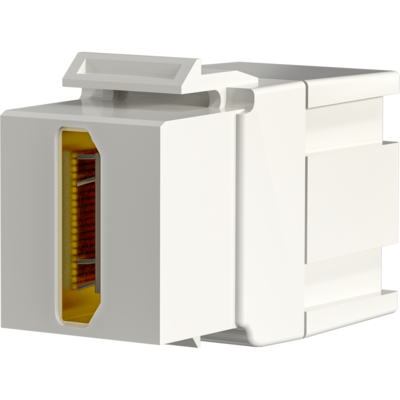 Keystone Einbauadapter HDMI A - A, weiß -- Keystone Einbauadapter HDMI A - A, weiß -- von EFB ELEKTRONIK