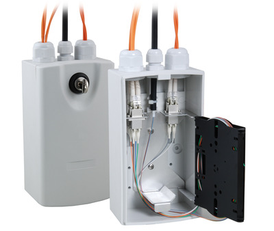 Klein-Spleißverteiler II Gehäuse -- RAL 7035 von EFB ELEKTRONIK