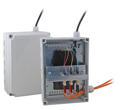 LWL Spleißbox Gehäuse IP66, grau -- von EFB ELEKTRONIK