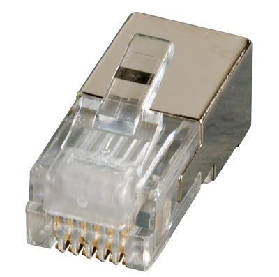 Modular-Stecker RJ12 STP, E-MO 6/6 G,  -- VPE 100 von EFB ELEKTRONIK