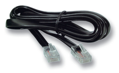 Modularkabel schwarz, 2 x RJ45 (8/8) -- Stecker, 1:1, 6,0 m von EFB ELEKTRONIK