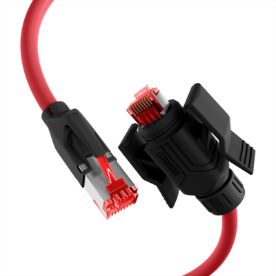 RJ45 Patchkabel Cat. 6A S/FTP PUR -- TM21 1xIP67 für 53730.1V2 1m RJ45 Patchkabel Cat. 6A S/FTP PUR -- TM21 1xIP67 für 53730.1V2 1m von EFB ELEKTRONIK