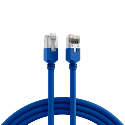 RJ45 Patchkabel Cat.5e F/UTP LSZH -- Draka UC300 TM11 blau 7,5m von EFB ELEKTRONIK