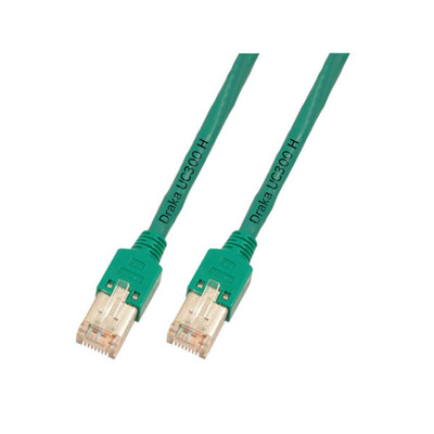 RJ45 Patchkabel Cat.5e F/UTP LSZH -- Draka UC300 TM11 grün 20m von EFB ELEKTRONIK