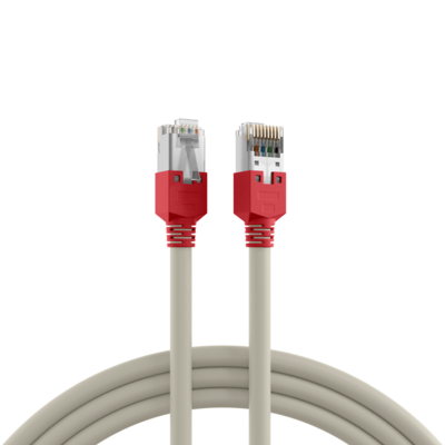 RJ45 Patchkabel Cat.5e F/UTP LSZH -- Draka UC300 TM11rt crossed grau 1m von EFB ELEKTRONIK