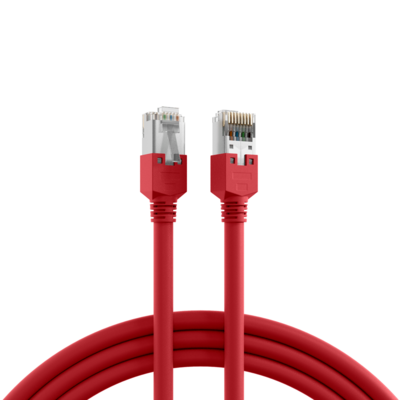 RJ45 Patchkabel Cat.5e S/UTP PVC -- Dätwyler 5502 TM11 rot 1m von EFB ELEKTRONIK