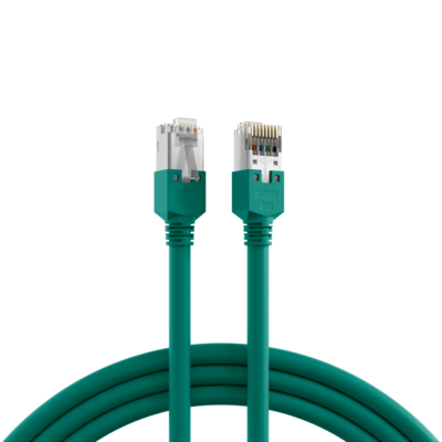 RJ45 Patchkabel Cat.5e SF/UTP LSZH -- Draka UC300 TM11 grün 20m von EFB ELEKTRONIK