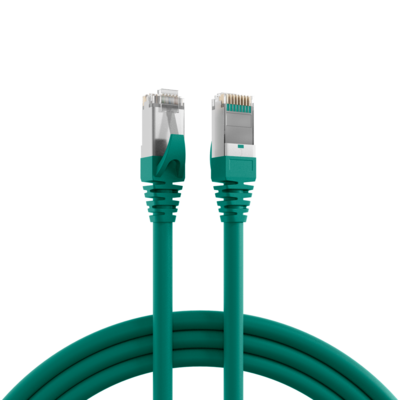 RJ45 Patchkabel Cat.5e SF/UTP PUR -- RAL6018 grün 20m von EFB ELEKTRONIK