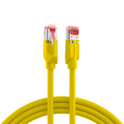 RJ45 Patchkabel Cat.5e SF/UTP PUR -- TM21 schleppfähig gelb 30m von EFB ELEKTRONIK