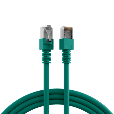 RJ45 Patchkabel Cat.5e SF/UTP PVC -- CCA grün 15m von EFB ELEKTRONIK