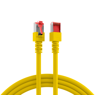 RJ45 Patchkabel Cat.6 S/FTP LSZH -- gelb 7,5m von EFB ELEKTRONIK