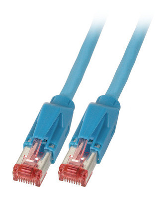 RJ45 Patchkabel Cat.6A S/FTP FR HF -- Kerpen F6-90 TM21 blau 3m von EFB ELEKTRONIK