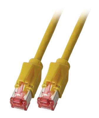 RJ45 Patchkabel Cat.6A S/FTP FR HF -- Kerpen F6-90 TM21 gelb 3m von EFB ELEKTRONIK