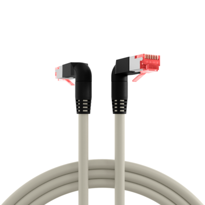 RJ45 Patchkabel Cat.6A S/FTP LSZH -- Draka UC900 TM21 2x90° grau 2m RJ45 Patchkabel Cat.6A S/FTP LSZH -- Draka UC900 TM21 2x90° grau 2m von EFB ELEKTRONIK