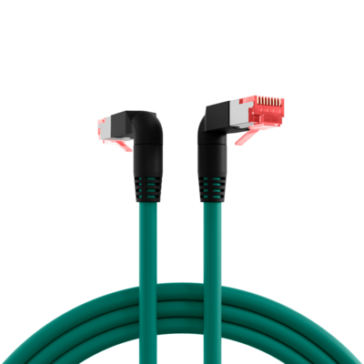 RJ45 Patchkabel Cat.6A S/FTP LSZH -- Draka UC900 TM21 2x90° grün 10m RJ45 Patchkabel Cat.6A S/FTP LSZH -- Draka UC900 TM21 2x90° grün 10m von EFB ELEKTRONIK