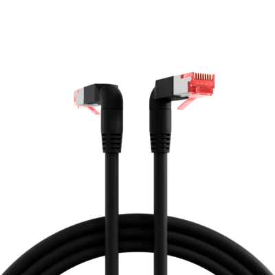 RJ45 Patchkabel Cat.6A S/FTP LSZH -- Draka UC900 TM21 2x90° schwarz 10m RJ45 Patchkabel Cat.6A S/FTP LSZH -- Draka UC900 TM21 2x90° schwarz 10m von EFB ELEKTRONIK