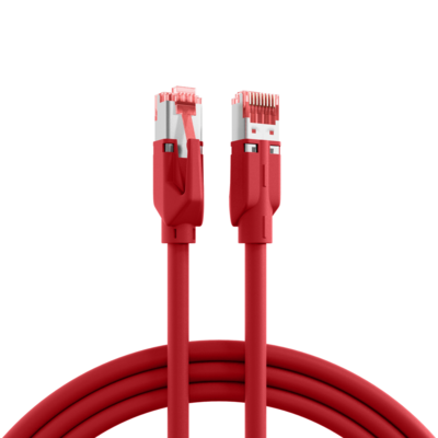RJ45 Patchkabel Cat.6A S/FTP LSZH -- Draka UC900 TM21 rot 25m von EFB ELEKTRONIK