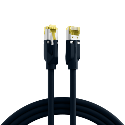 RJ45 Patchkabel Cat.6A S/FTP PUR -- Cat.7 Rohkabel TM31 schwarz 50m von EFB ELEKTRONIK